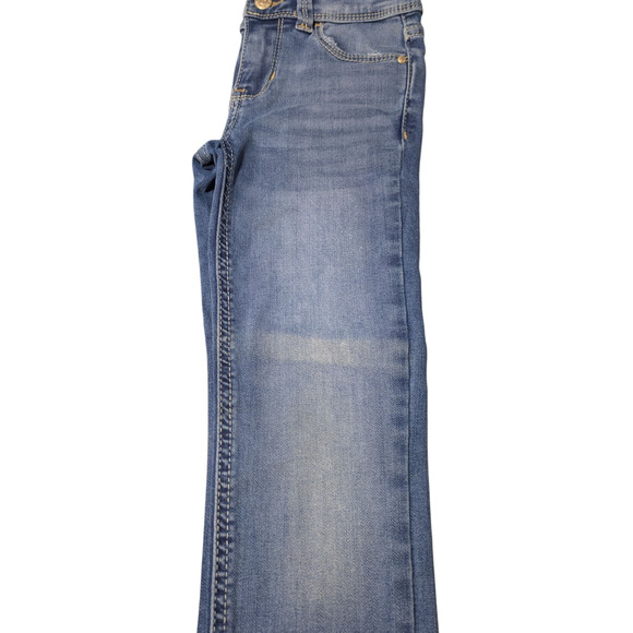 JORDACHE- Girls Jeans-Dark Blue-Size 7 Slim- Regular Button Closure - Preowned - Picture 5 of 7